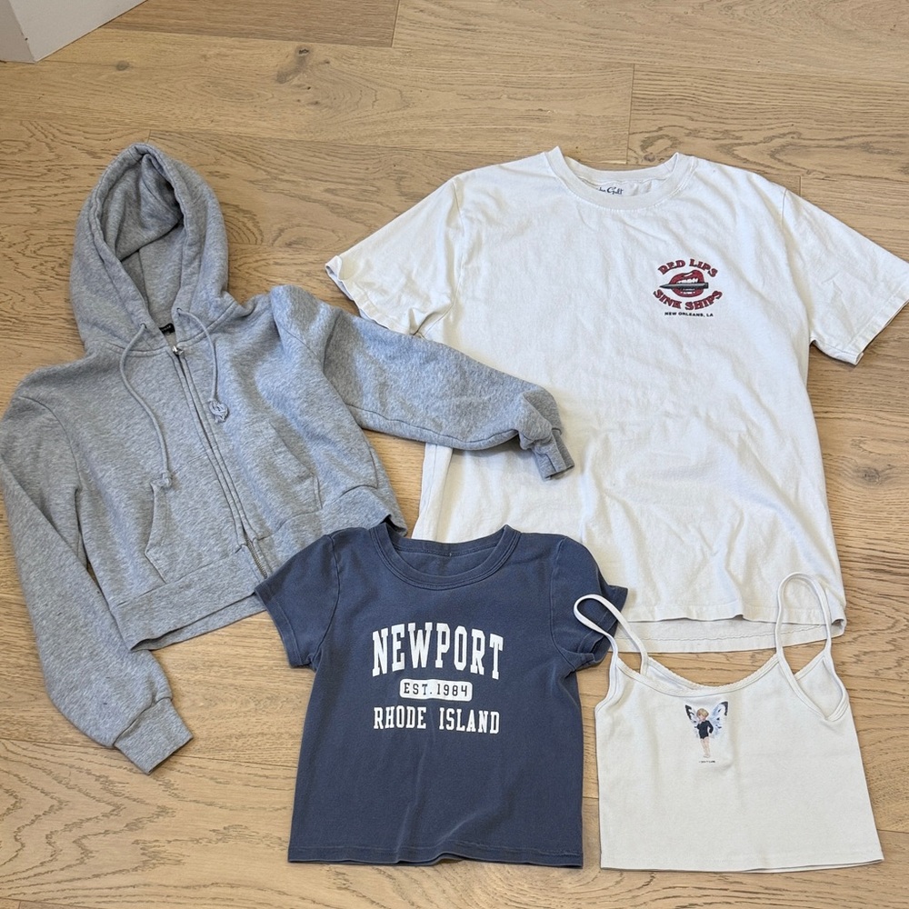 Brandy Melville tank, shirts, hoodie, sweatpants, shorts